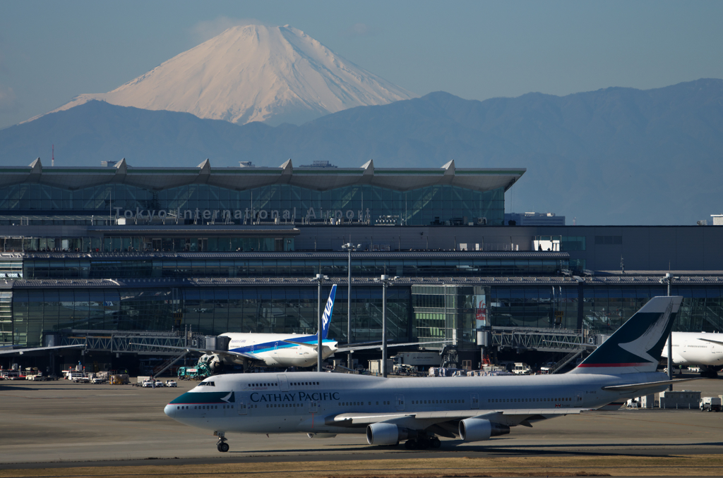 富士と747
