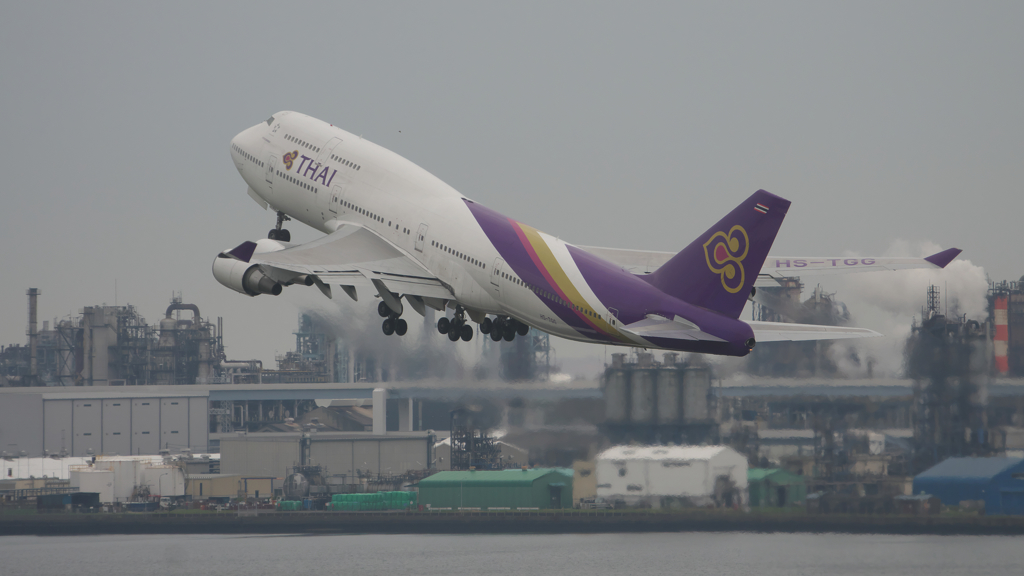 747 16R 離陸