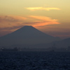夏の富士　-海ほたるより-