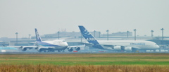 並べてみよう B747&A380 並べてみよう B747&A380
