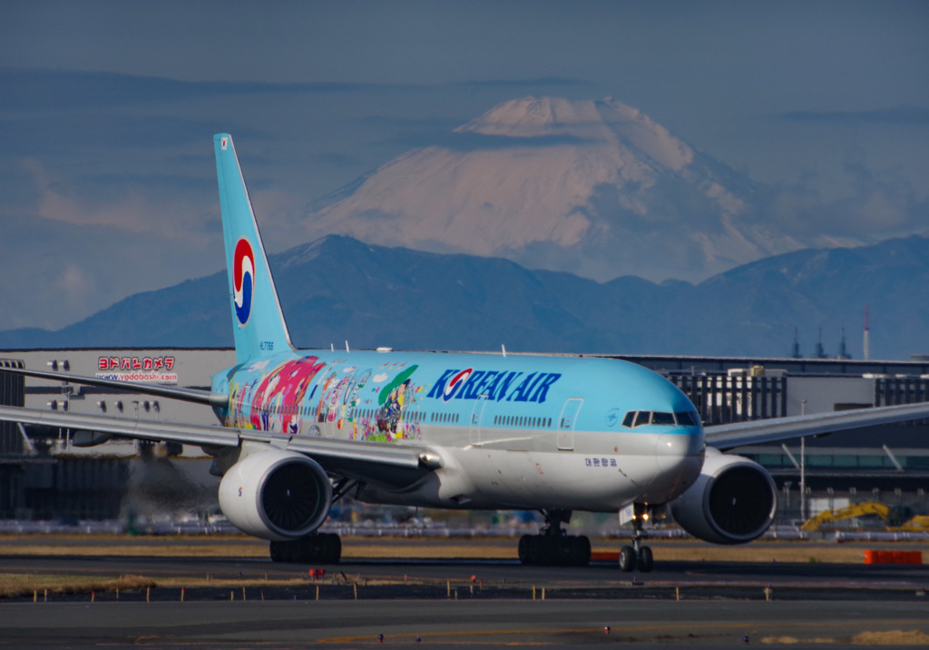 富士山と