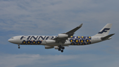 A340 Finnair marimekko