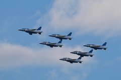 Blue impulse delta formation