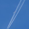 飛行機雲。。。追いかけて