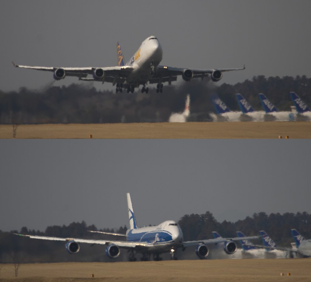 参考に　747の離陸