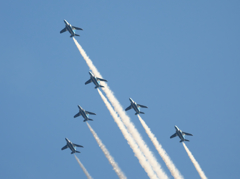 Blue impulse in TOKYO