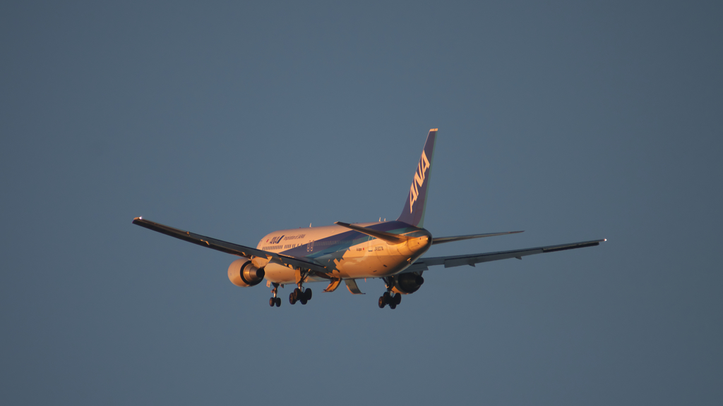 夕日のゴーアラウンド