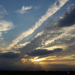 夕空、色々