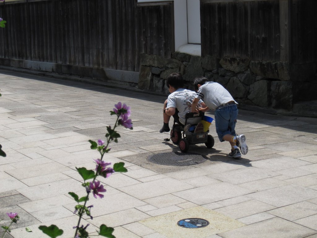 路地の遊び場