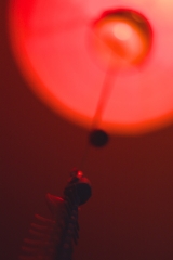 lantern in out of focus