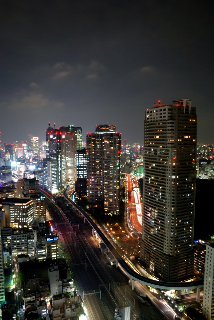 浜松町　貿易センター　夜景