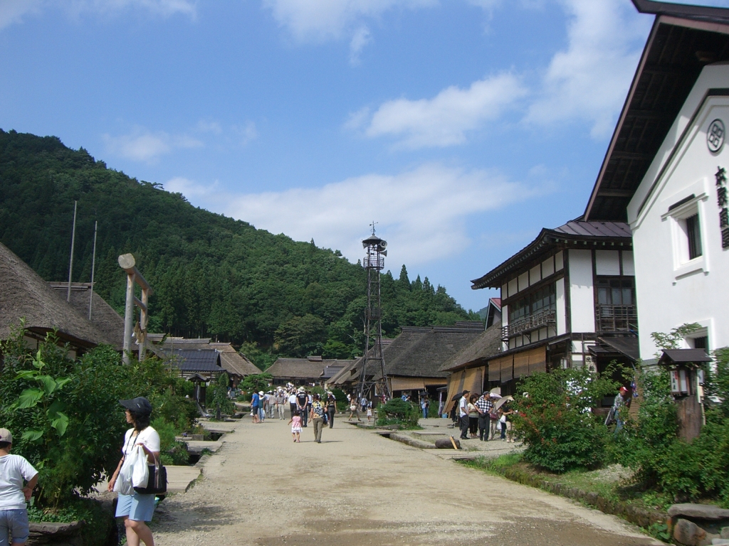 会津の大内宿