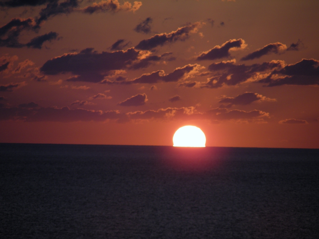 新潟の夕焼け