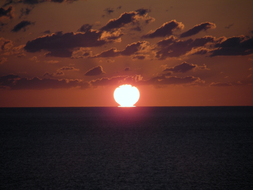 新潟の夕焼け