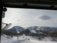 路線バスからの風景