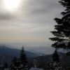 雪山からの景色