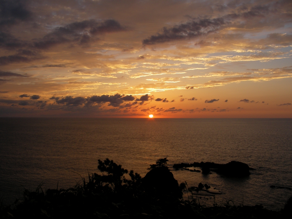 新潟の夕焼け