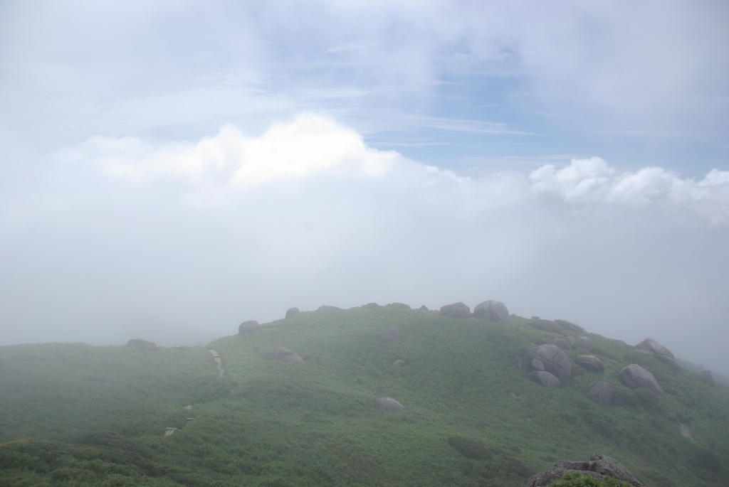 宮之浦岳、山頂