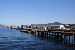 呉の港