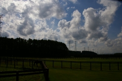 牧場の空