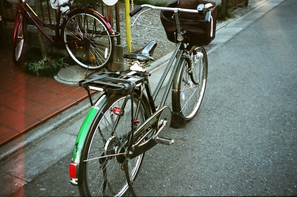 通勤に使用中の実用車