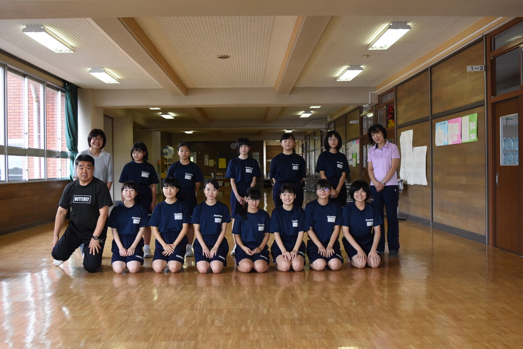 20181006 福島県田村市立　船引中学校女子卓球部