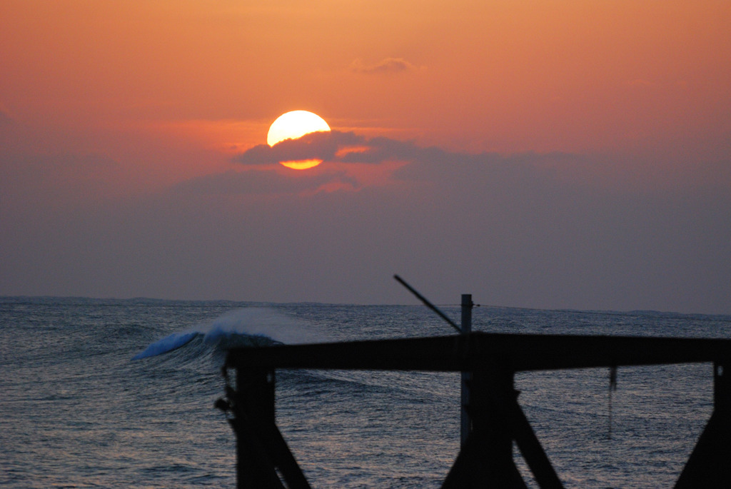 夕陽赤く～♪