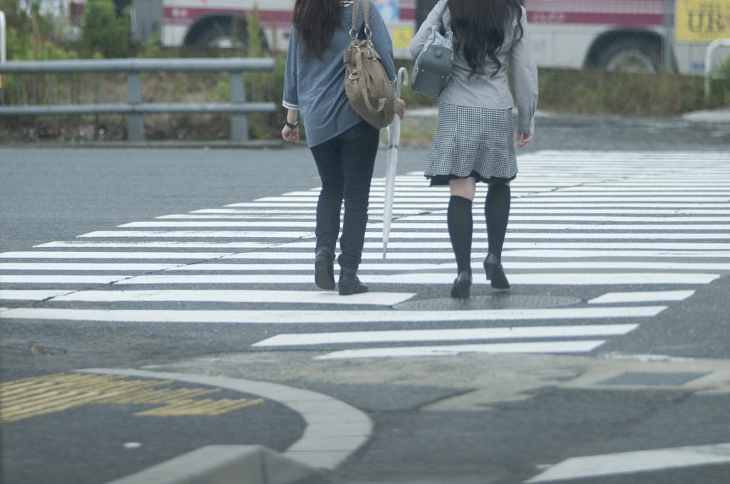 車道と歩道