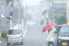 青のなかの赤
