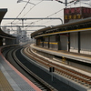 カーブな駅