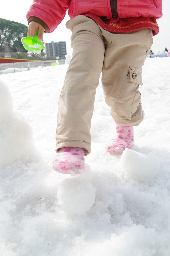 雪遊び