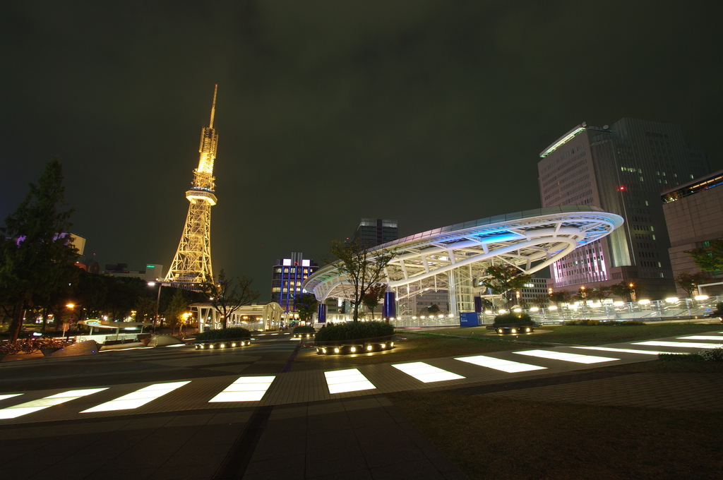 光の横断歩道