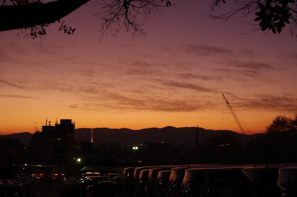夕暮れ観光