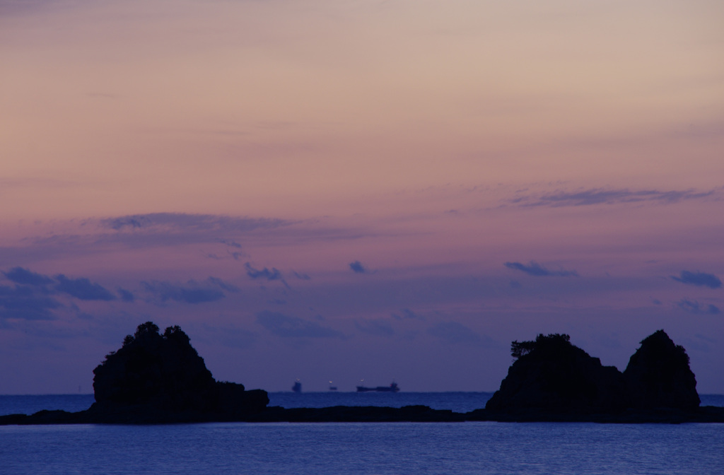 田原海岸の夜明け