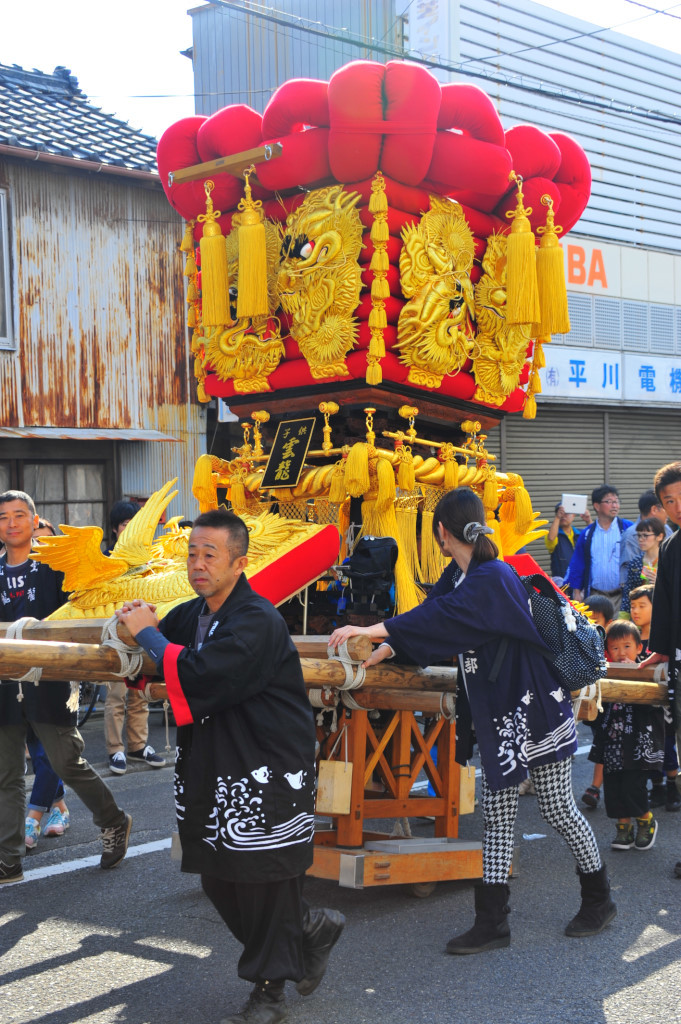 中之町 子供太鼓台 子供雲龍太鼓