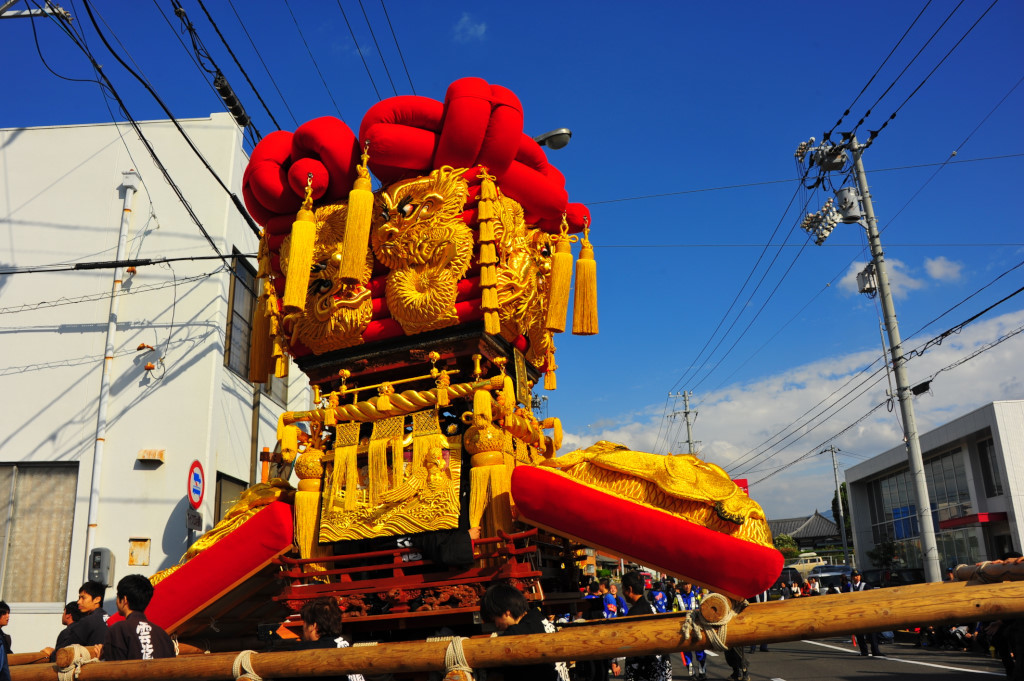 中之町太鼓台 雲龍太鼓