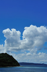 雲、海・・・夏