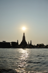 Wat Arunと太陽