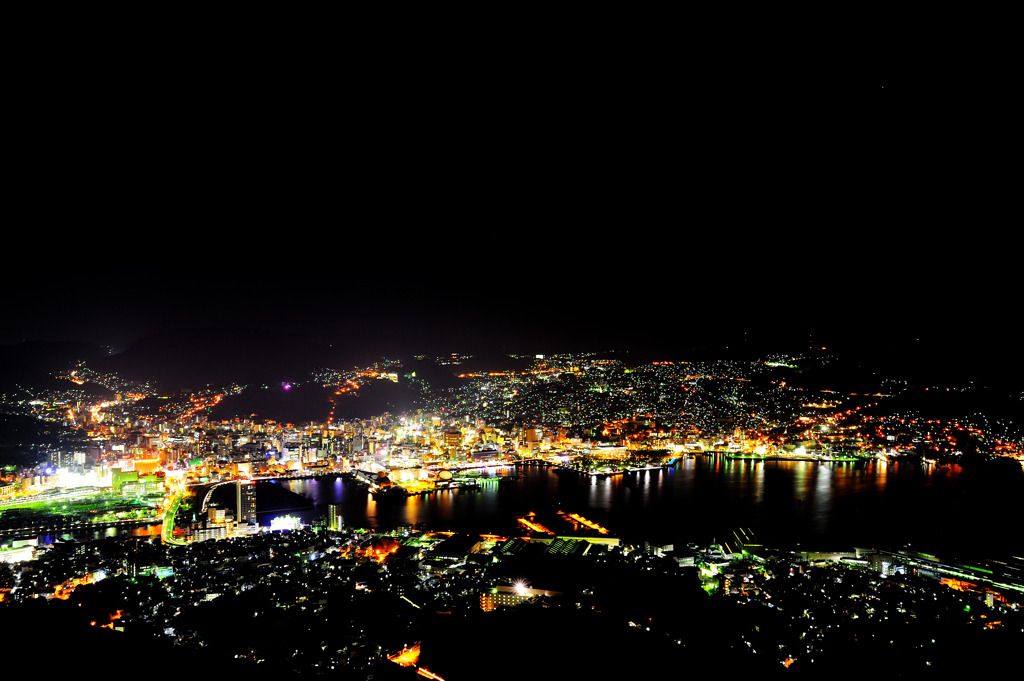 夜景稲佐山より