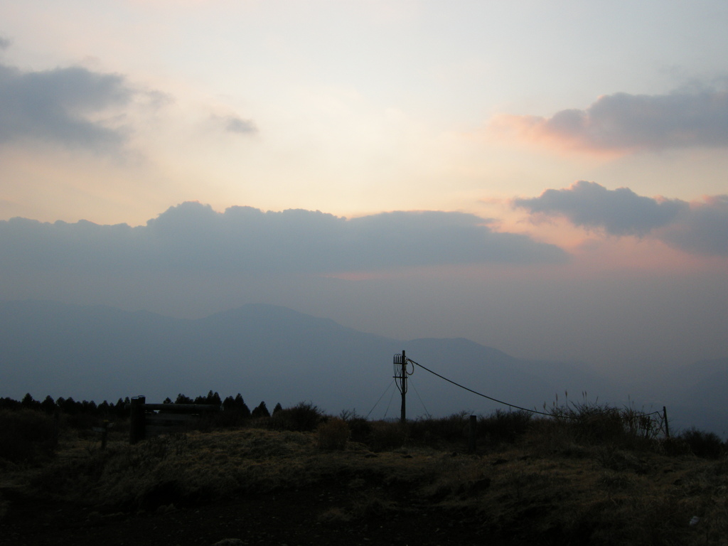 阿蘇の夕景