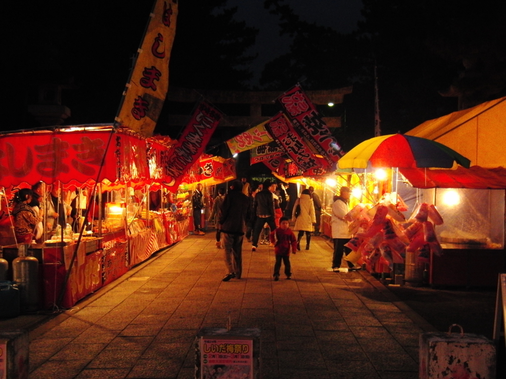 夜の初詣