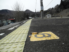 無人駅のホーム