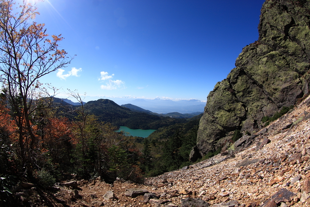 志賀高原・赤石山からの眺望