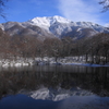 霊峰白山の雪化粧（刈込池より）