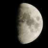 上弦の月