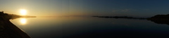 ウトナイ湖の夜明け