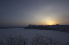 摩周湖の日の出