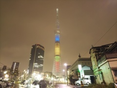 東京2020オリンピック1000日前ライティング