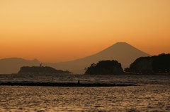 鎌倉和賀江島夕景