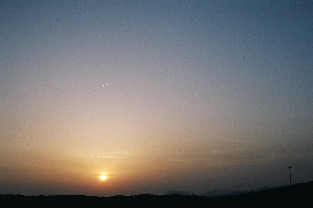 阿蘇の夕日